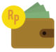 flat design rupiah currency