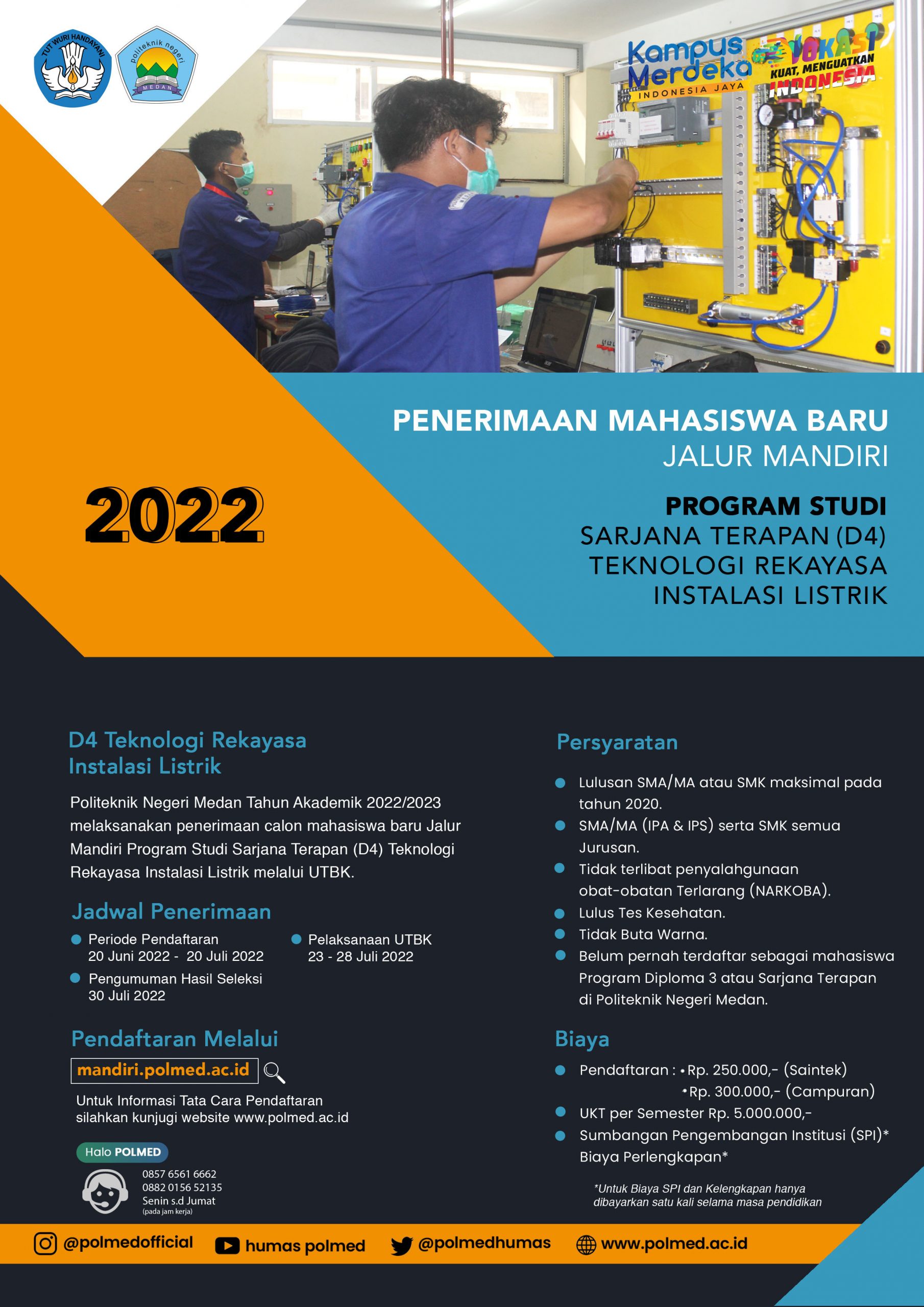 Penerimaan Mahasiswa Baru Program Studi Sarjana Terapan Teknologi ...